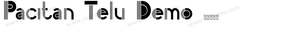 Pacitan Telu Demo字体转换